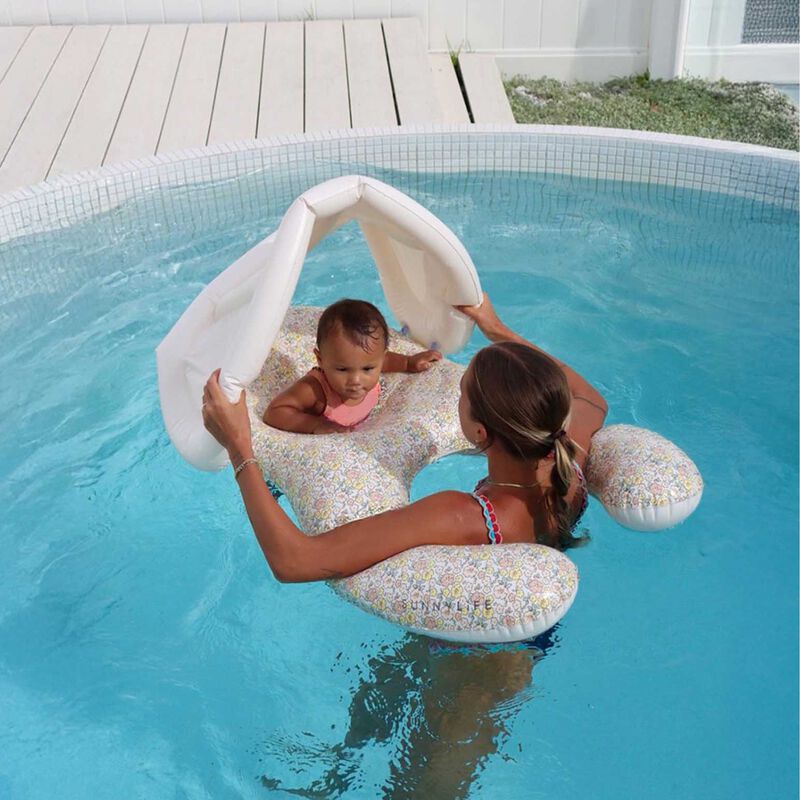 SUNNYLiFE Float Together Baby Seat Into The Garden Ditsy Floral image number 1
